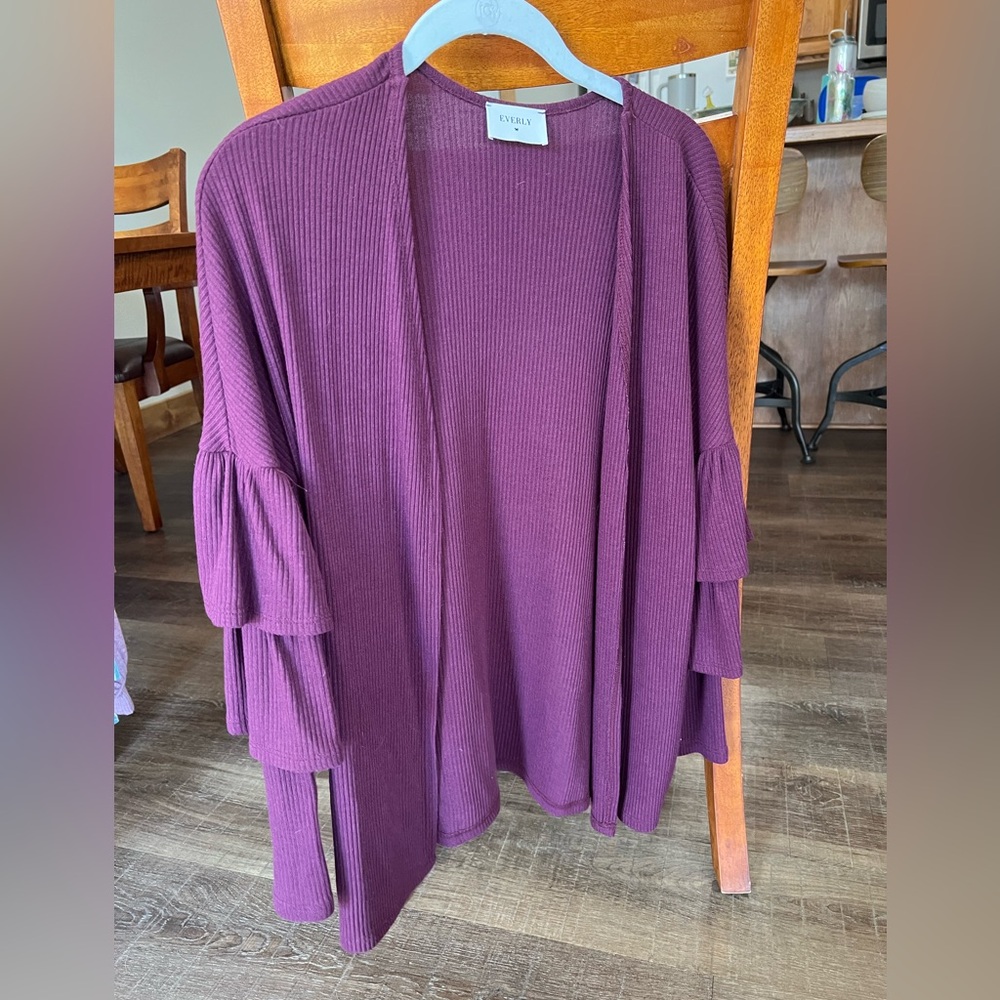 Everly Plum Women's Cardigan